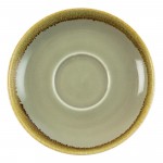 Soucoupes pour tasse - Couleur mousse / vert clair - 160 mm - Pour GP480 + GP482 - Olympia Kiln - Lot de 6