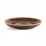 Soucoupes pour tasse - Couleur écorce - 160 mm - Pour GP366 + GP364 - Olympia Kiln - Lot de 6