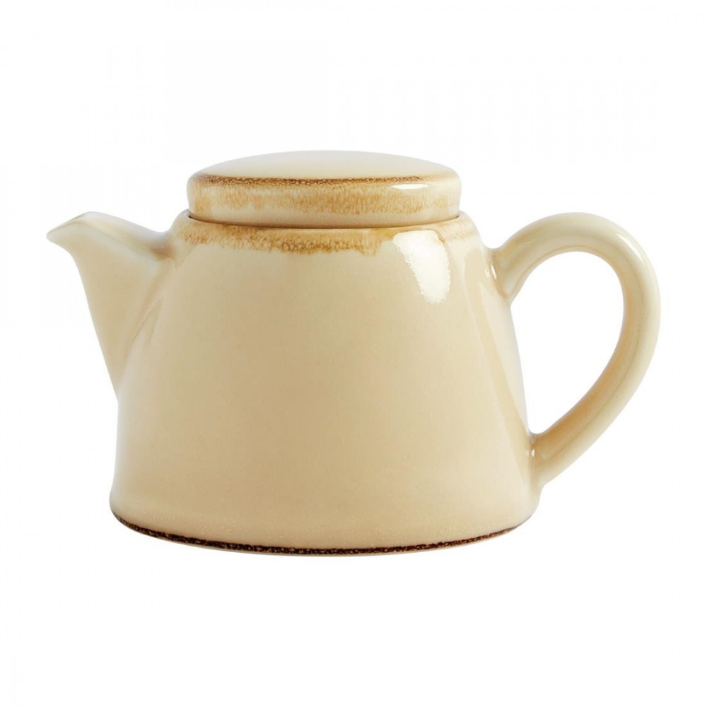 Théière - 510 ml - Couleur sable / beige - Olympia Kiln - Lot de 4 Théière - 510 ml - Couleur sable / beige - Olympia Kiln - Lot de 4