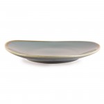 Assiettes triangulaire - 230 mm - Couleur océan - Kiln Olympia - Lot de 6