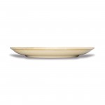 Assiettes rondes & plates - 230 mm - Couleur sable / beige - Kiln Olympia - Lot de 6