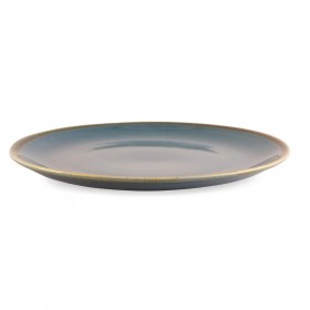 Assiettes rondes & plates - 280 mm - Couleur grise - Kiln Olympia - Lot de 4