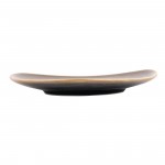 Assiettes triangulaire - 230 mm - Couleur grise - Kiln Olympia - Lot de 6