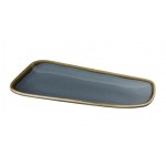 Plats de présentation - 260 mm - Couleur océan - Kiln Olympia - Lot de 6