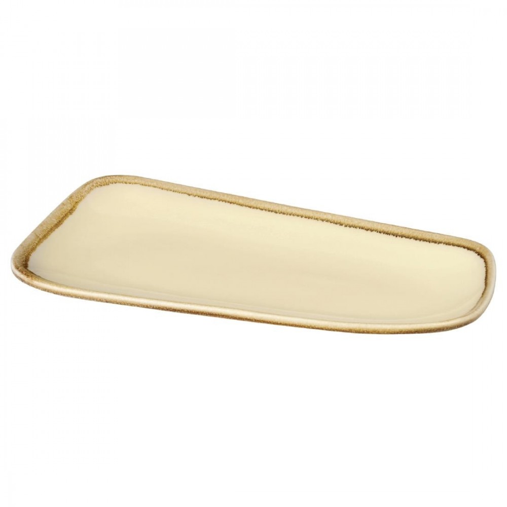 Plats de présentation - 335 mm - Couleur sable / beige - Kiln Olympia - Lot de 4 Plats de présentation - 335 mm - Couleur sable / beige - Kiln Olympia - Lot de 4
