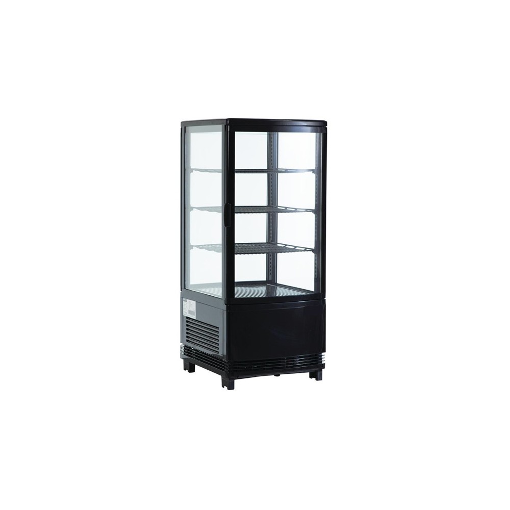 Vitrine réfrigérée - Paiement 4X - Inox - Garantie 2 ans - 68 L - Classe N Vitrine réfrigérée - Paiement 4X - Inox - Garantie 2 ans - 68 L - Classe N