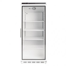 Armoire réfrigérée vitrée positive - GN 2/1 - Paiement 4X - Inox - Garantie 2 ans - 600 L - Classe N