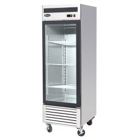 PREMIUM - Armoire réfrigérée vitrée positive - 610 L. - Paiement 4X - Inox - Classe T
