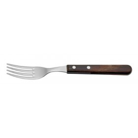 Fourchette à pizza / viande -  Jumbo - Manche bois - 220 mm - Lot de 6