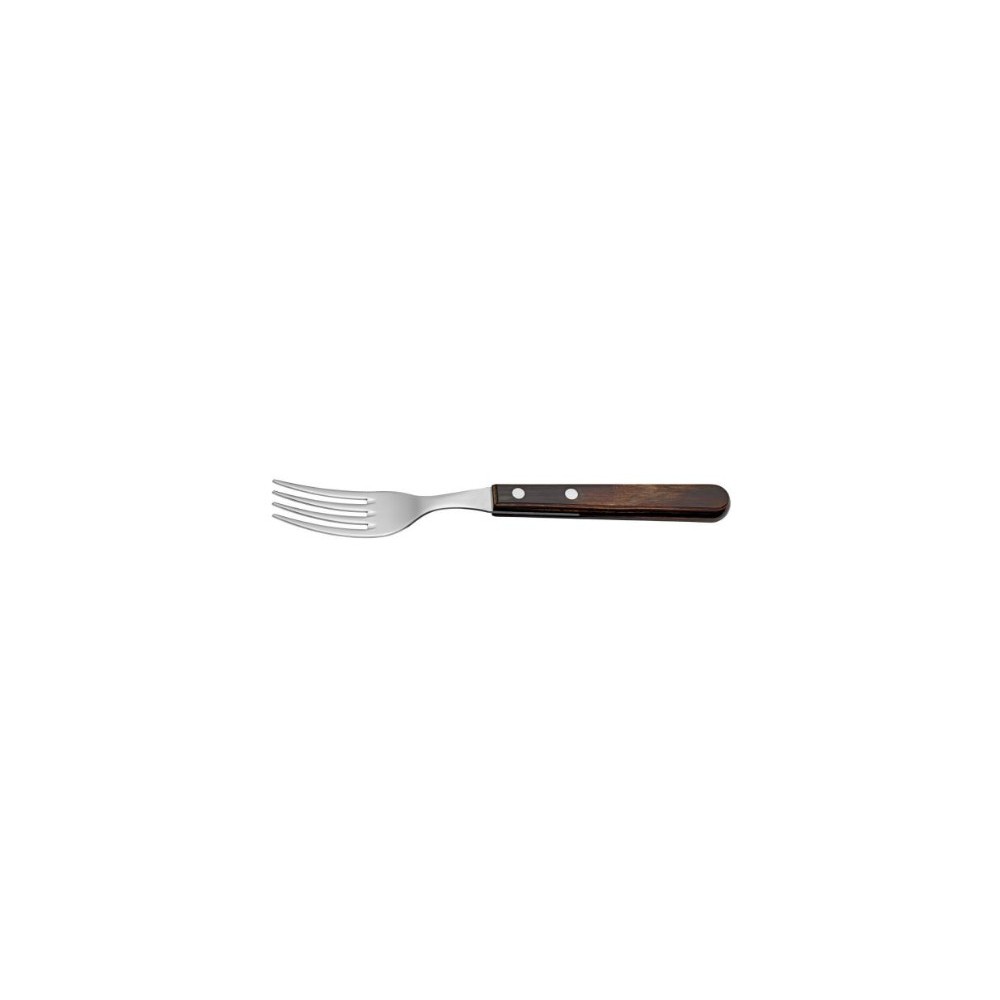 Fourchette à pizza / viande -  Jumbo - Manche bois - 220 mm - Lot de 6