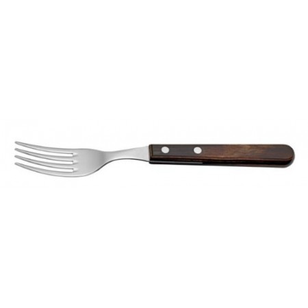 Fourchette à pizza / viande -  Jumbo - Manche bois - 220 mm - Lot de 6