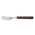 Fourchette à pizza / viande -  Jumbo - Manche bois - 220 mm - Lot de 6