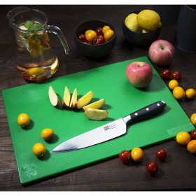 Planche à découper - Bar - Verte - Anti-bactérienne - 300 mm