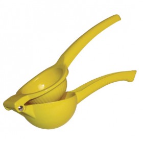Presse-citron manuel - En émail - Jaune
