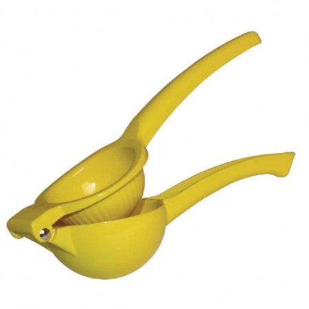 Presse-citron manuel - En émail - Jaune