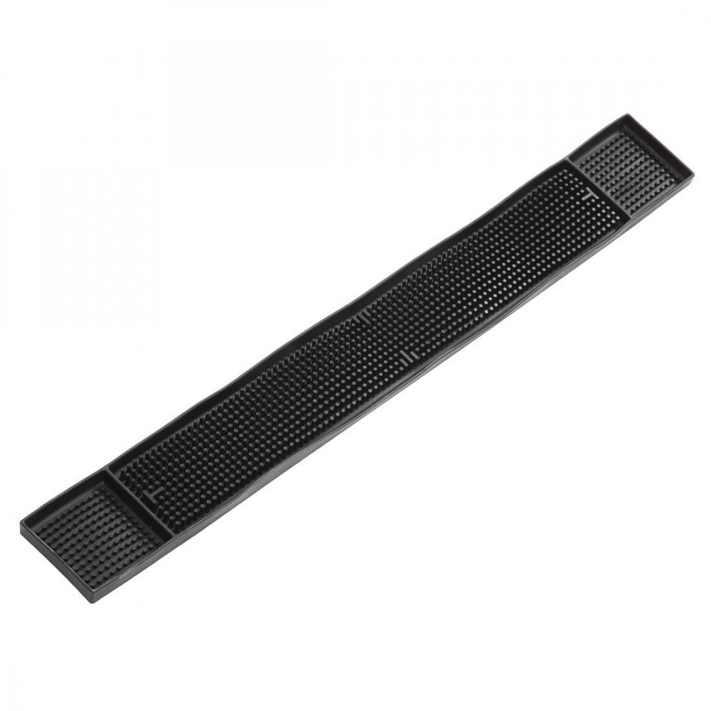 Tapis de bar - Noir - 678 x 81 mm. - Caoutchouc Tapis de bar - Noir - 678 x 81 mm. - Caoutchouc