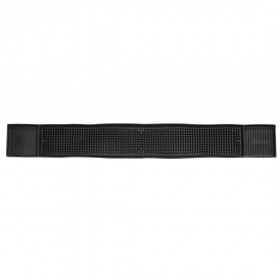 Tapis de bar - Noir - 678 x 81 mm. - Caoutchouc