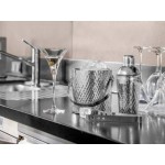 Shaker à cocktail - 500 ml - Effet capitonné - Crespa