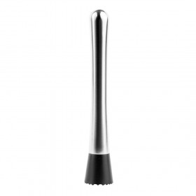 Pilon - Inox - Bout en silicone - Pour cocktails