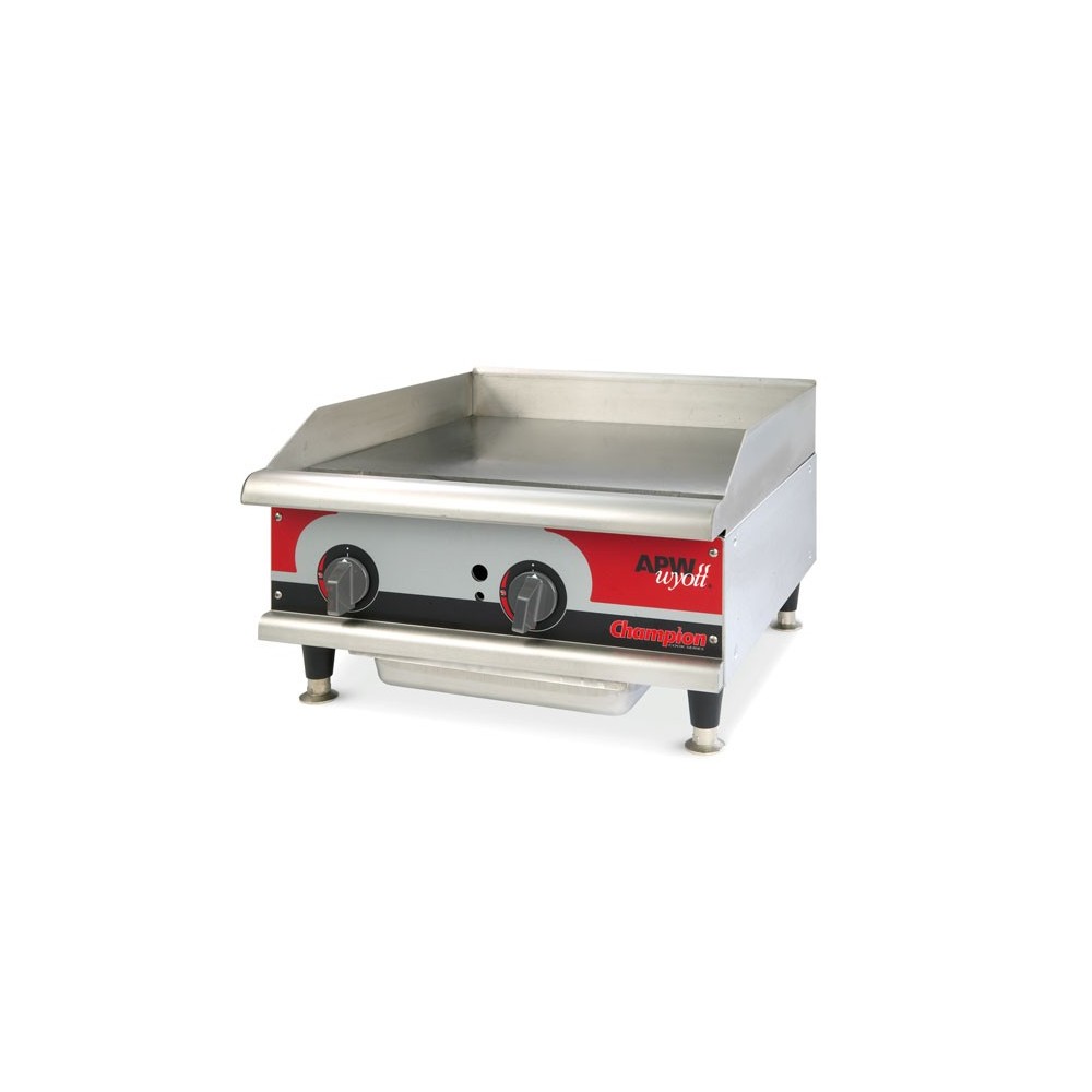 Plaque grillade thermostatique - largeur 610mm Plaque grillade thermostatique - largeur 610mm