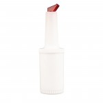 Bouteille verseuse - Rouge -  1 L.