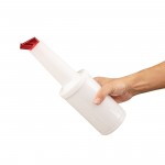 Bouteille verseuse - Rouge -  1 L.