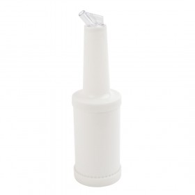 Bouteille verseuse - Blanche -  1 L.