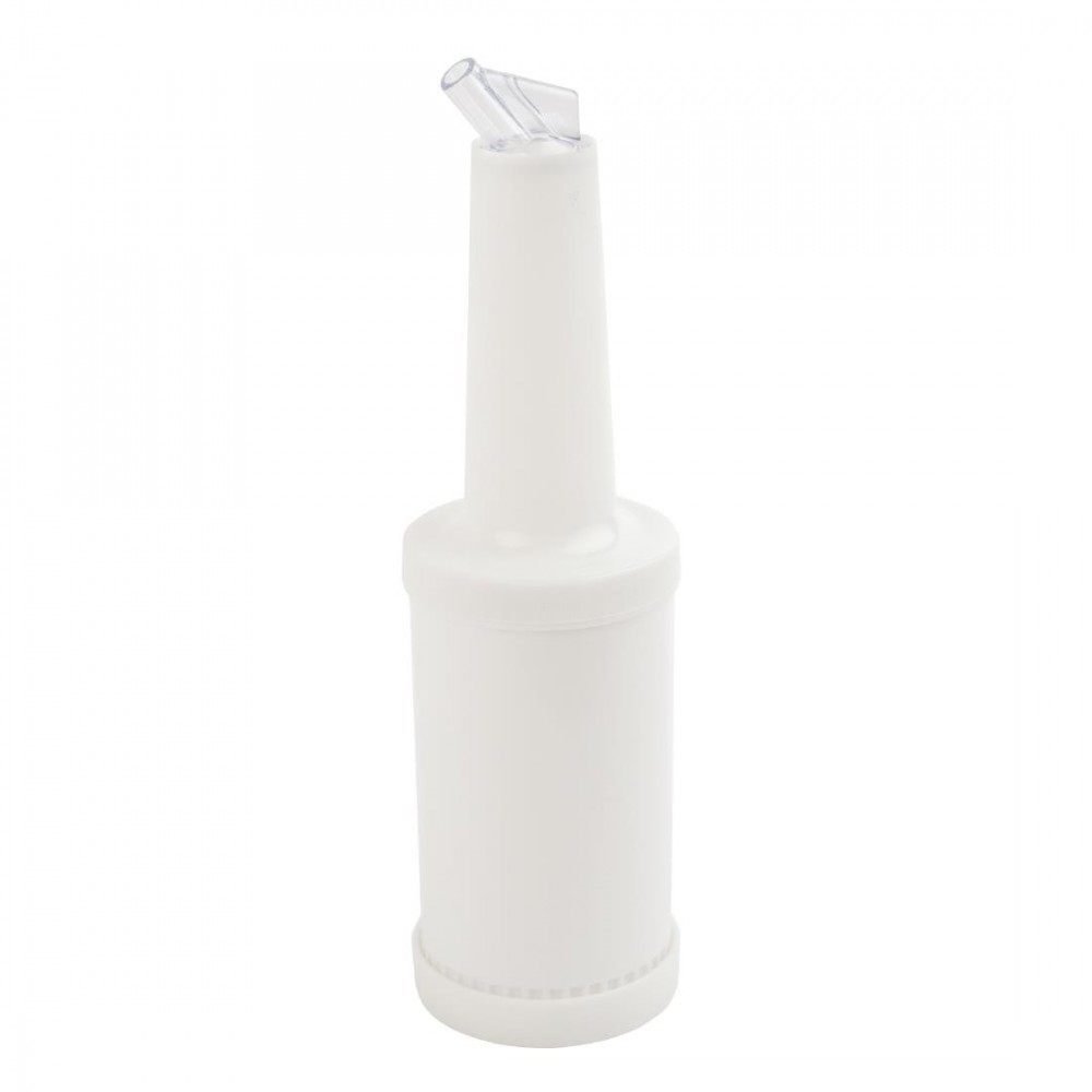 Bouteille verseuse - Blanche - 1 L. Bouteille verseuse - Blanche - 1 L.
