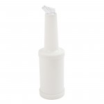 Bouteille verseuse - Blanche -  1 L.