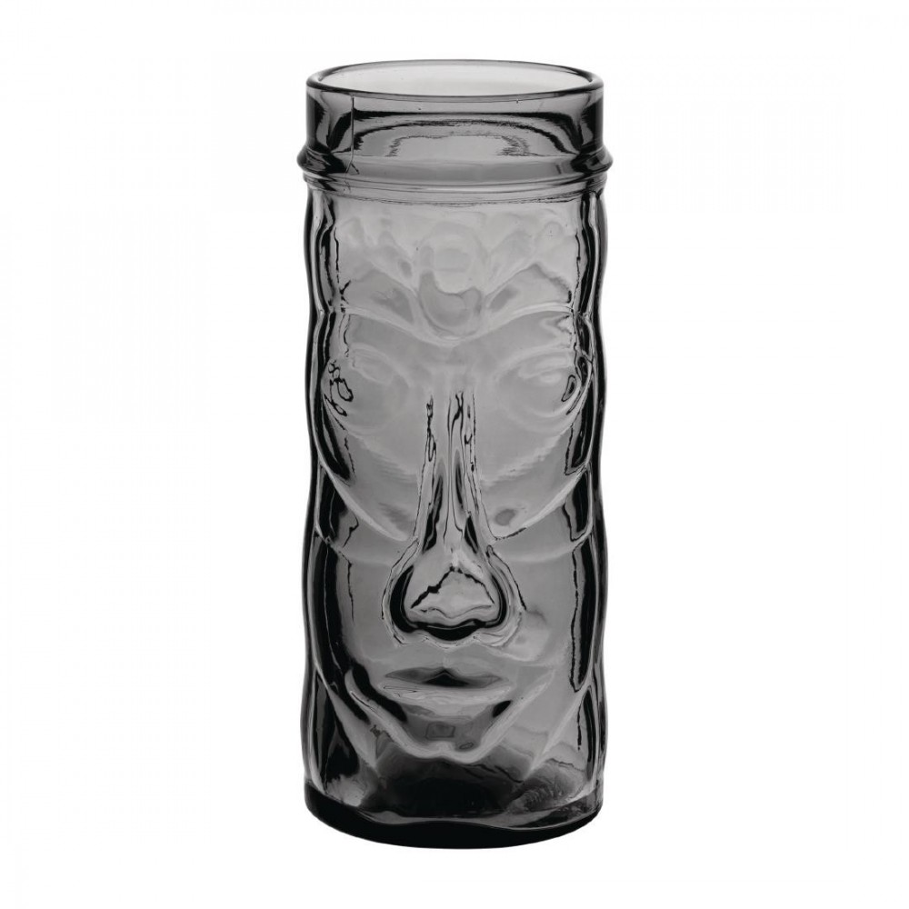 Chope - 450 ml - Gris fumé - Utopia Tahiti Tiki - Lot de 6 Chope - 450 ml - Gris fumé - Utopia Tahiti Tiki - Lot de 6