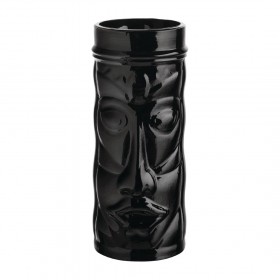Chope - 450 ml - Noir opaque - Utopia Tahiti Tiki - Lot de 6