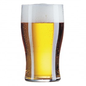 Verres à bière - Tulipe - 285 ml - Arcoroc - 123 (H) mm - Haute résistance - Estampillé CE - Lot de 48