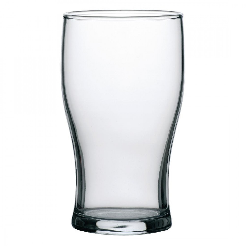 Verres à bière - Tulipe - 285 ml - Arcoroc - 123 (H) mm - Haute résistance - Estampillé CE - Lot de 48