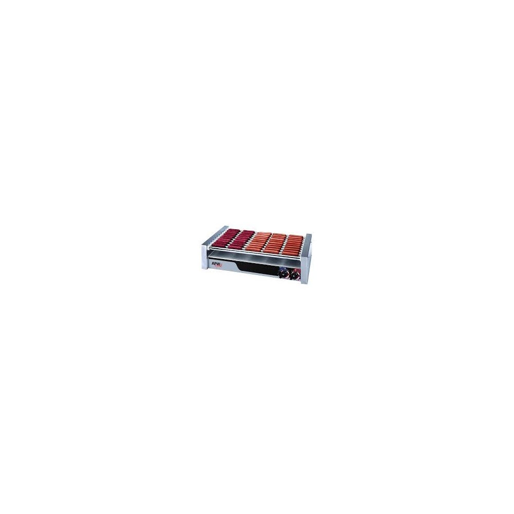 Grill saucisse rotatif chromé - largeur 603mm Grill saucisse rotatif chromé - largeur 603mm