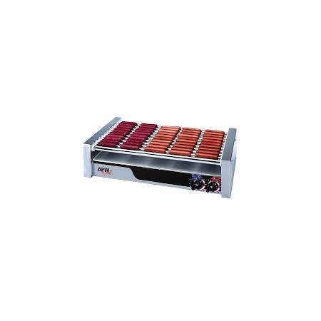 Grill saucisse rotatif chromé - largeur 603mm
