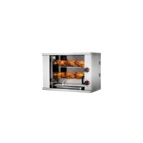 Rôtissoire ROTISOL SPECIAL MARCHE   à poulets gaz, 4 broches/ 24 poulets