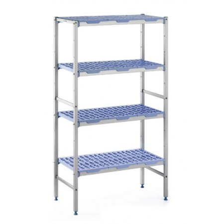 Rayonnage chambre froide - 1092 (L) x 400 (P) x 1750 (H) mm