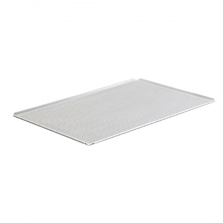 Plaque pâtissière perforée - 600 x 400 - Aluminium - Schneider