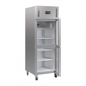 Armoire réfrigérée positive - Paiement 4X - 600 L. - 2 portillons GN 2/1 - Garantie 2 ans - Classe N