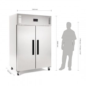 Armoire réfrigérée négative - GN 2/1 - 1200 L. - Paiement 4X - Garantie 2 ans - Classe N