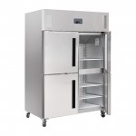 Armoire réfrigérée négative - 1200 L. - 2 portes - 4 portillons GN 2/1 - Garantie 2 ans - Classe N