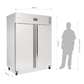 PREMIUM - Armoire réfrigérée négative - GN 2/1 - 1400 L. - Paiement 4X - Inox - Garantie 2 ans - Classe ST