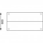 Table inox avec 2 étagères supérieures - Paiement 4X - AISI 430 - 1800 (L) x 600 (P) x 1500 (H) mm