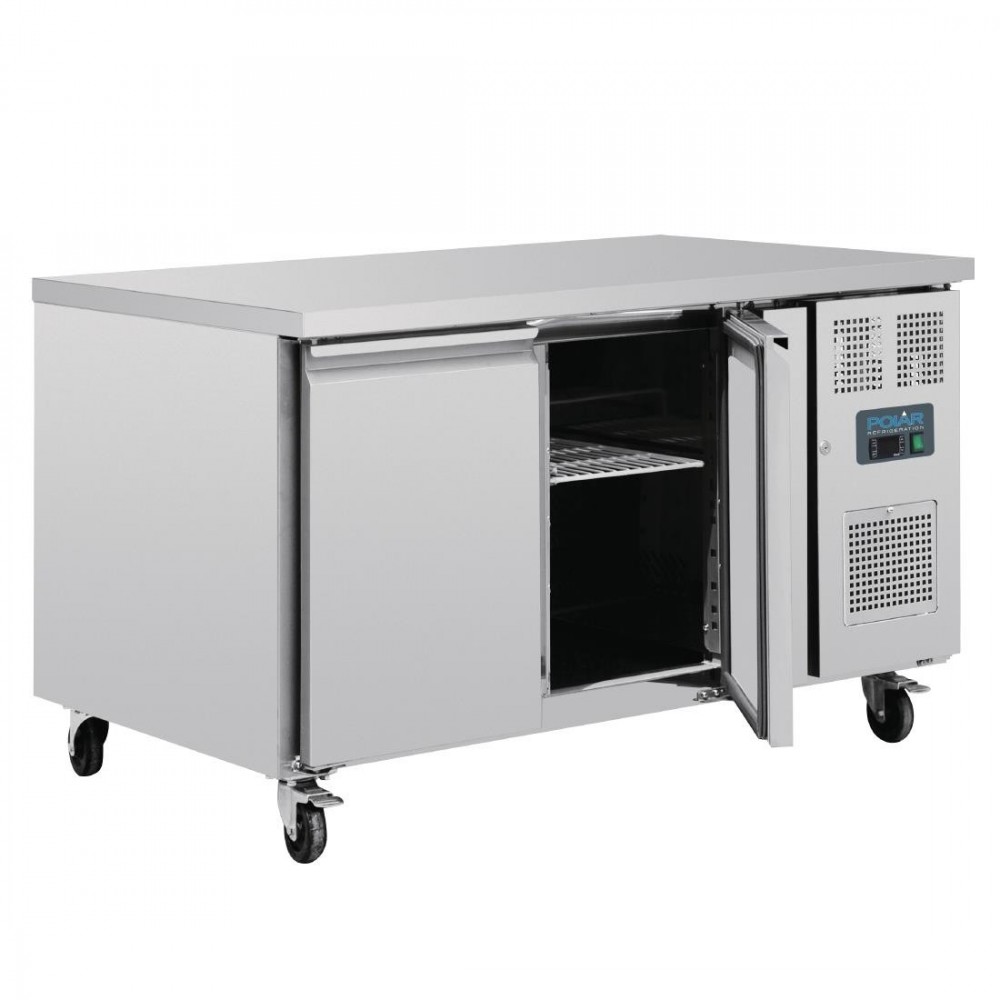 Table réfrigérée - 385 L - 400 x 600 - 2 compatiments / 4 portes - Classe N Table réfrigérée - 385 L - 400 x 600 - 2 compatiments / 4 portes - Classe N