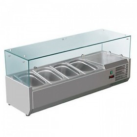 Saladette- Paiement 4X-  ECO- 3XGN1/3+1XGN1/2 PROF. 395MM L1200MM
