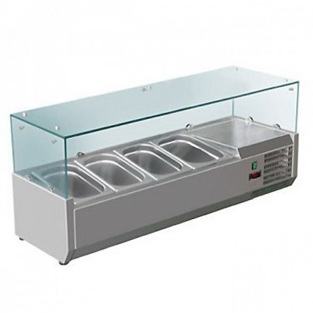 Saladette- Paiement 4X-  ECO- 3XGN1/3+1XGN1/2 PROF. 395MM L1200MM