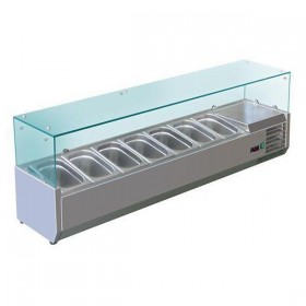 Saladette- Paiement 4X-  ECO-7 BACS GN1/3 PROF. 395MM L1600MM