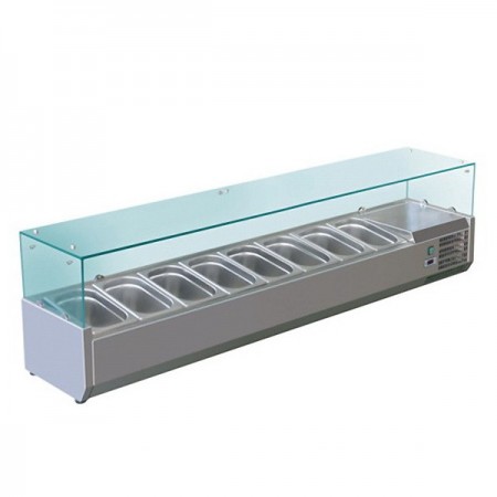 Saladette- Paiement 4X-  ECO-8 BACS GN1/3 PROF. 395MM L1800MM