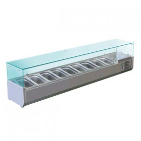 Saladette- Paiement 4X-  ECO 9 BACS GN 1/3 PROF. 395MM L2000MM