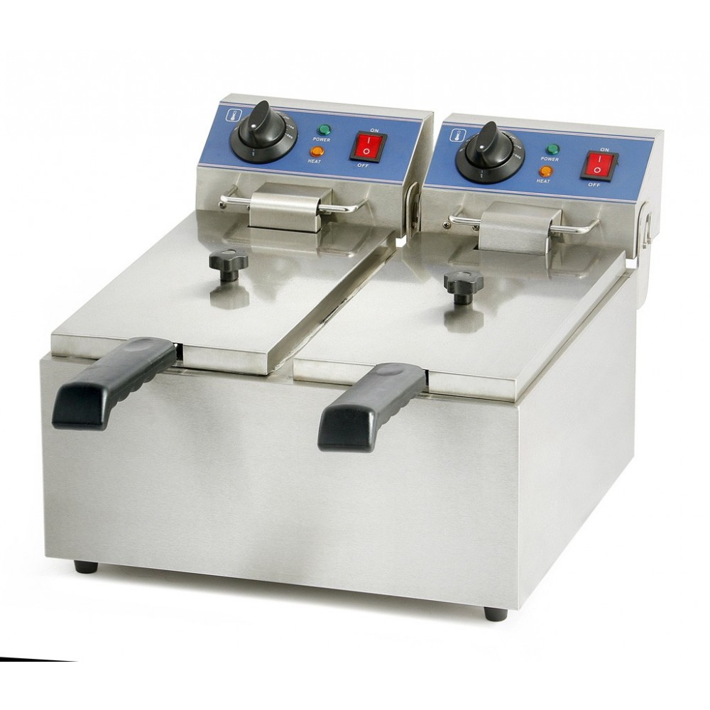 Friteuse 2 bacs de 8 litres ROLLER GRILL Friteuse 2 bacs de 8 litres ROLLER GRILL